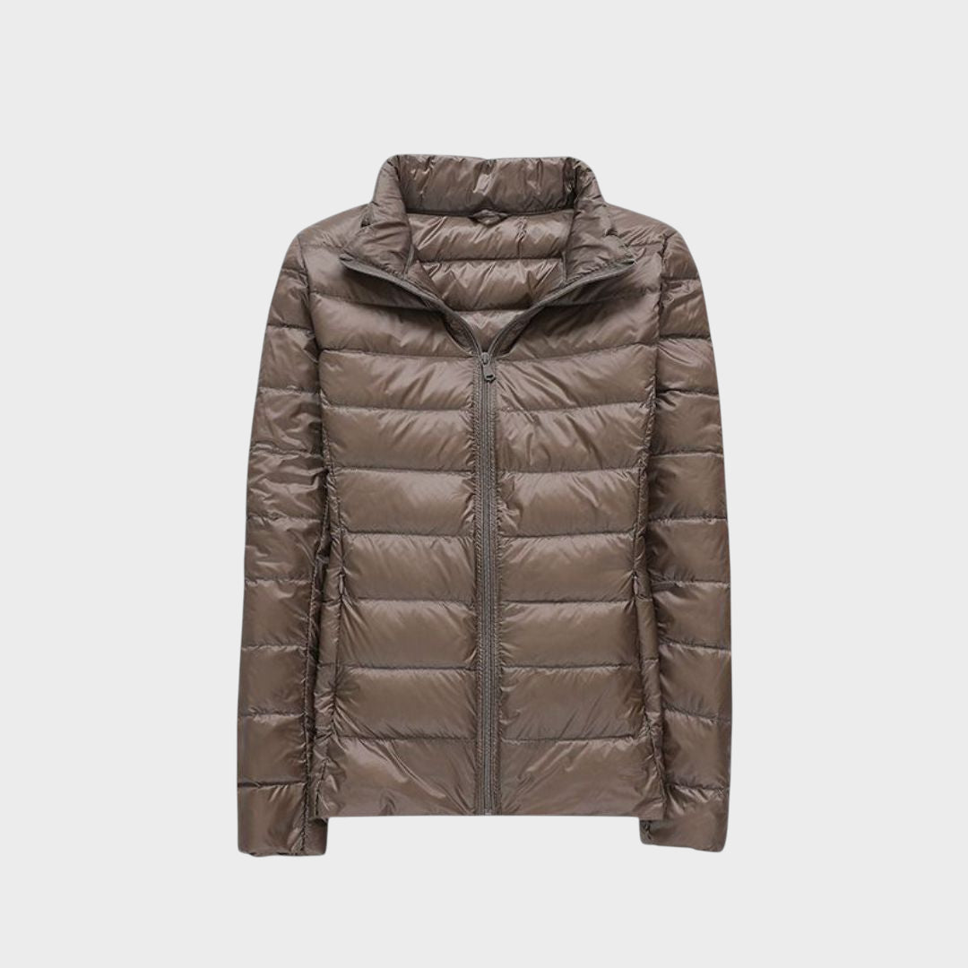 Ela - Nova Ultralahka Jakna Z Belimi Račjimi Perji