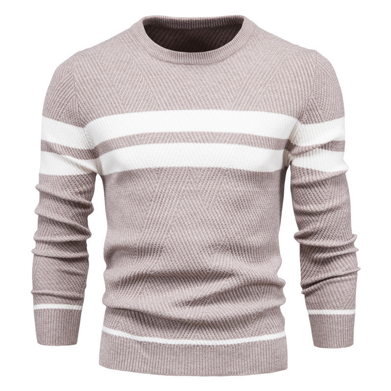 Kaufmann™ | Moodne meeste pullover triibulise mustriga