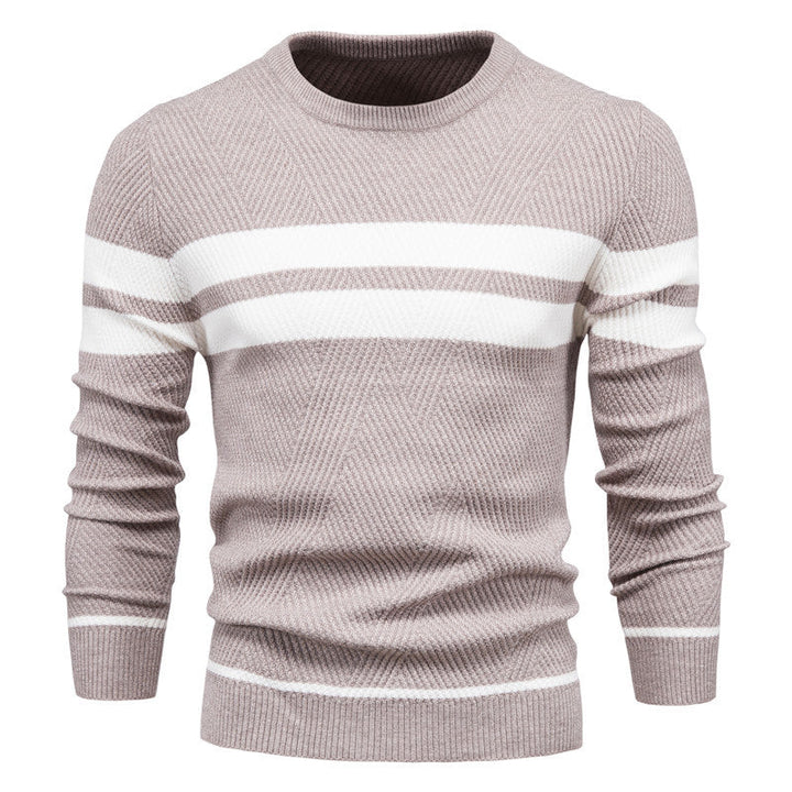 Kaufmann™ | Moodne meeste pullover triibulise mustriga
