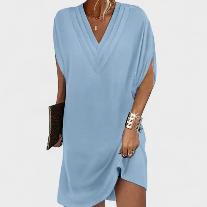 Helena - Elegantne kleit avatud varrukatega