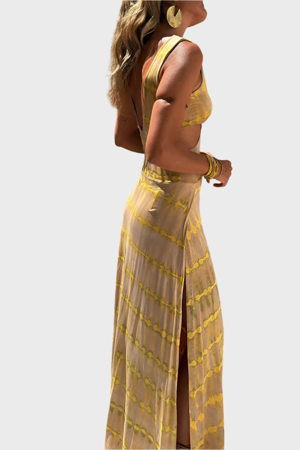 Udobna obleka z odprtinami