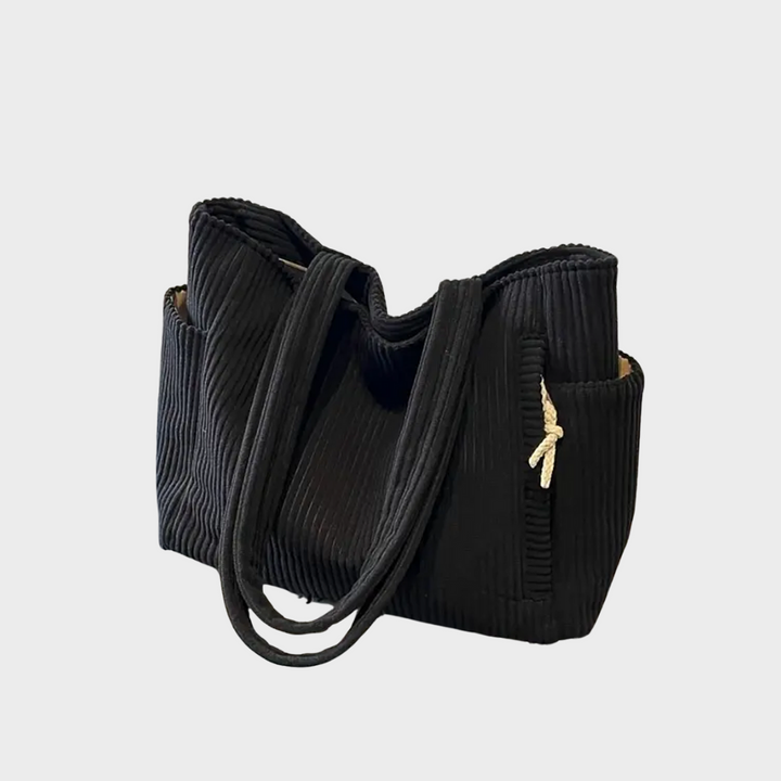 Amalija – Torba s rebrastim dizajnom i detaljima od užeta