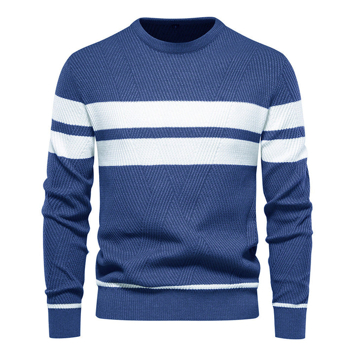 Kaufmann™ | Moodne meeste pullover triibulise mustriga
