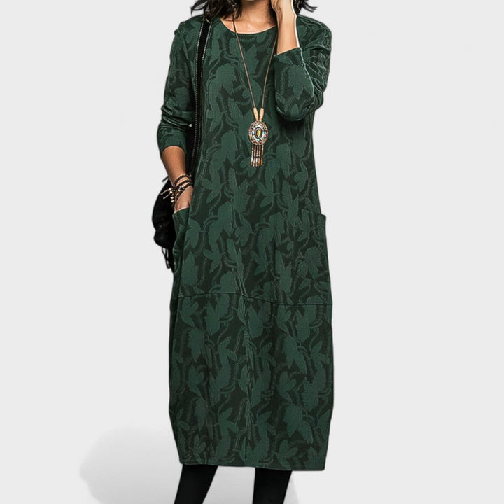 Jasmina - Elegantna jesenska obleka za vsakodnevno nošenje