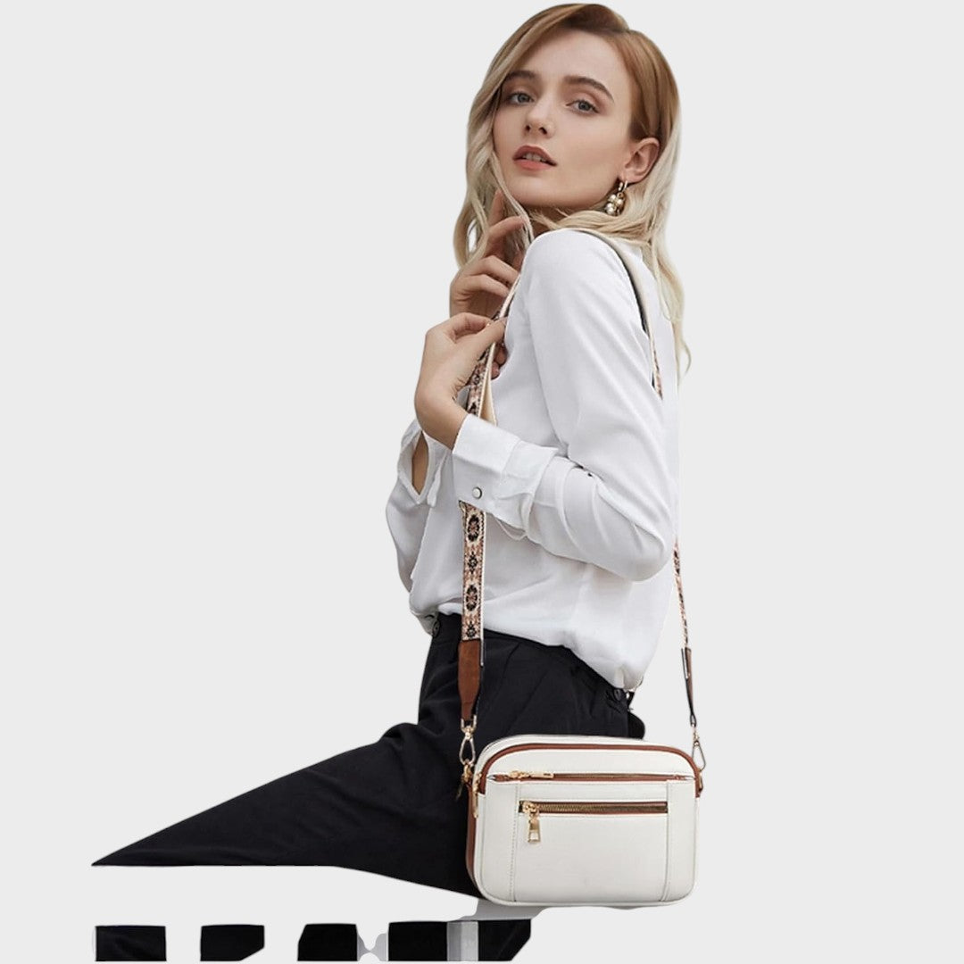 Rita - Elegantna Usnjena Torba za Čez Ramo