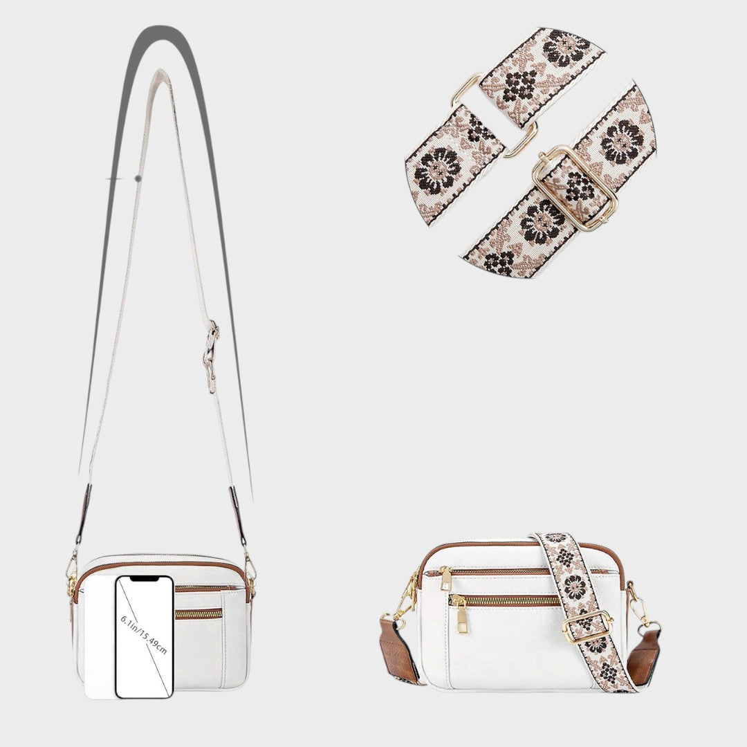 Rita - Elegantna Usnjena Torba za Čez Ramo