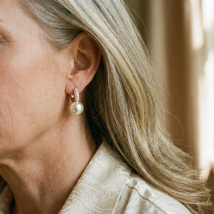 Biseritest ja kristallidest kõrvarõngad