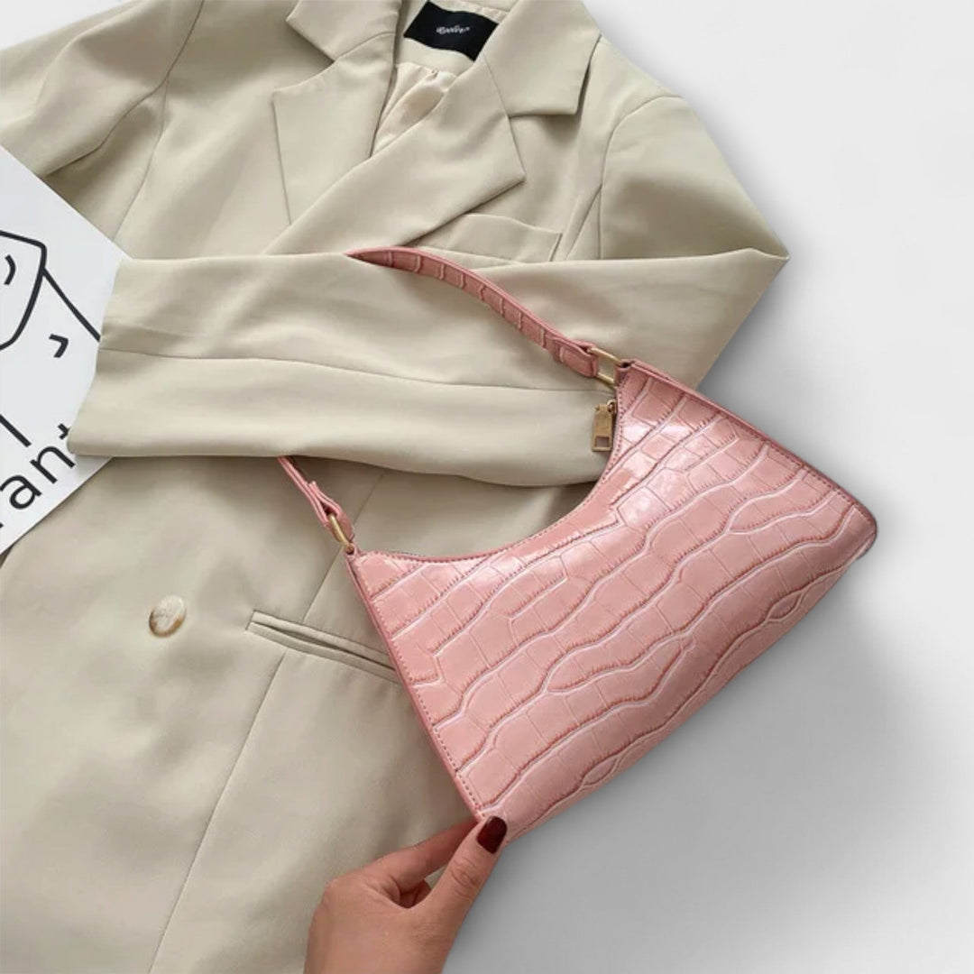 Bernarda - Elegantan Usnjeni Torba sa Sjajem