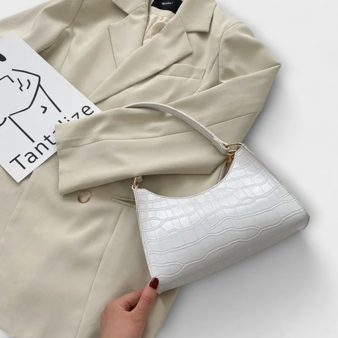 Bernarda - Elegantan Usnjeni Torba sa Sjajem