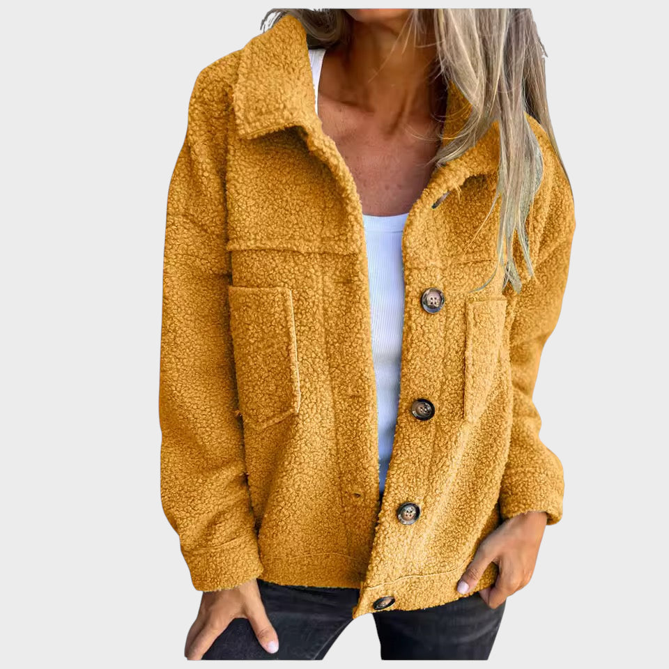 Eva - mehka polarna jakna z gumbi