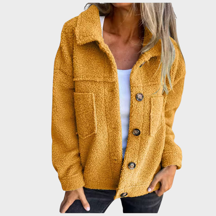 Eva - mehka polarna jakna z gumbi