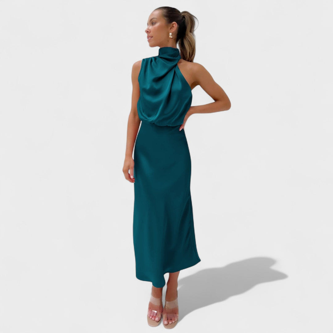 Alda - Elegant Satin Dress