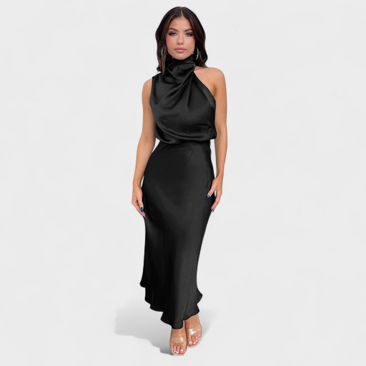 Alda - Elegant Satin Dress