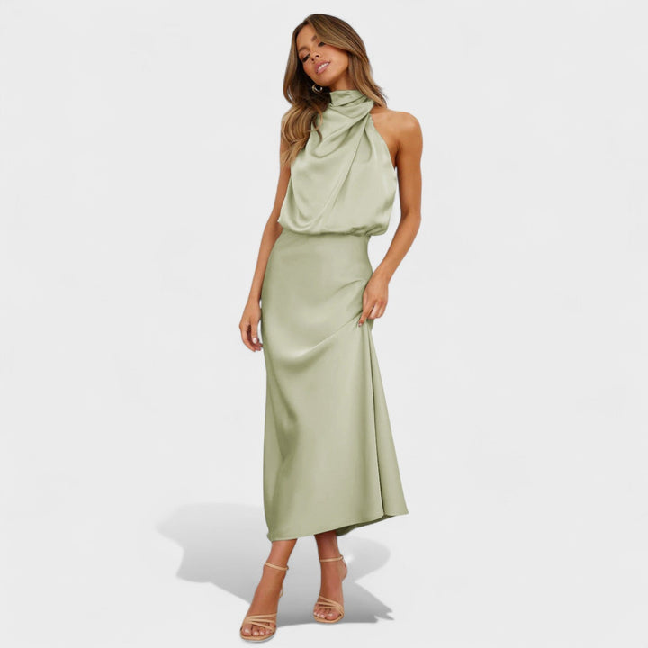 Alda - Elegant Satin Dress
