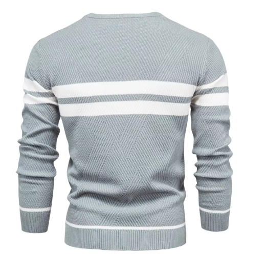 Kaufmann™ | Moodne meeste pullover triibulise mustriga