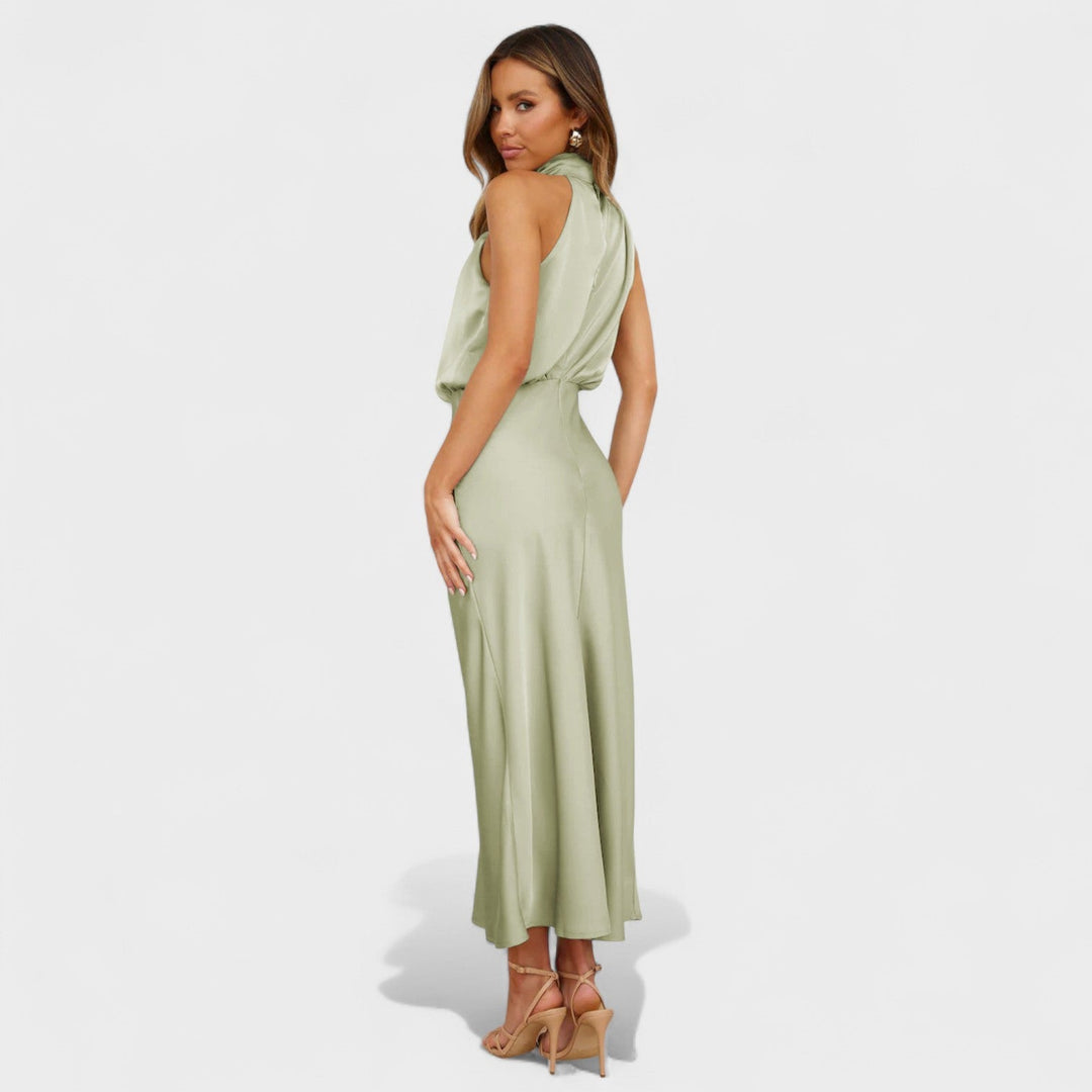 Alda - Elegant Satin Dress