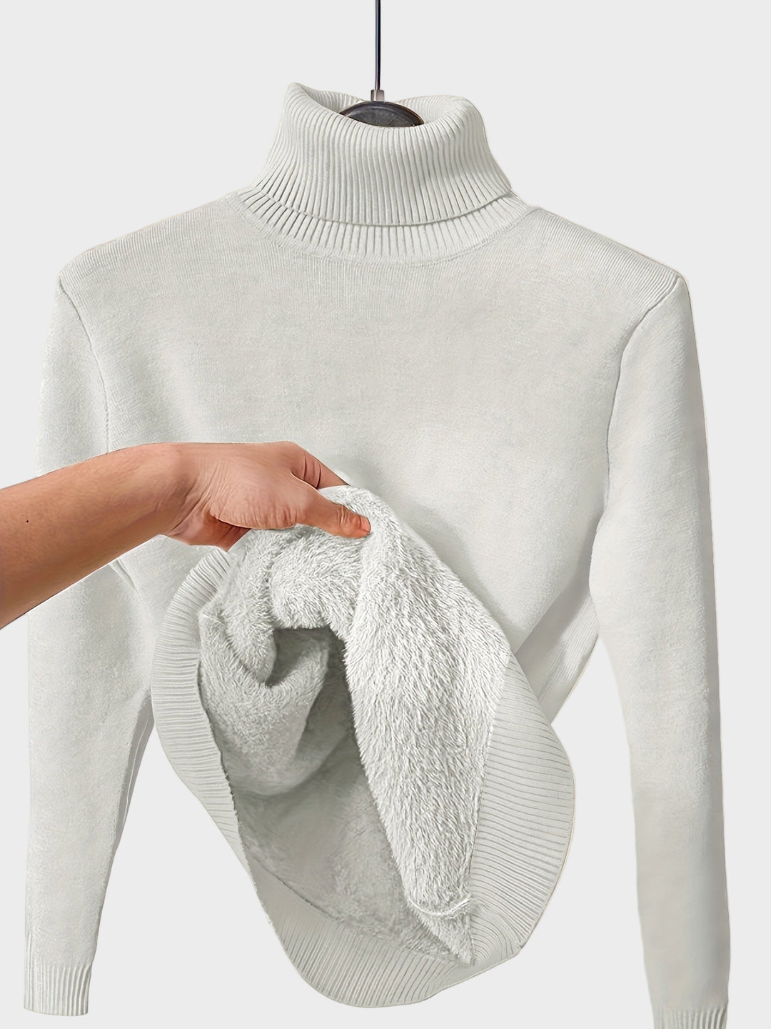 Lea - Mehka pulover s turtle neck