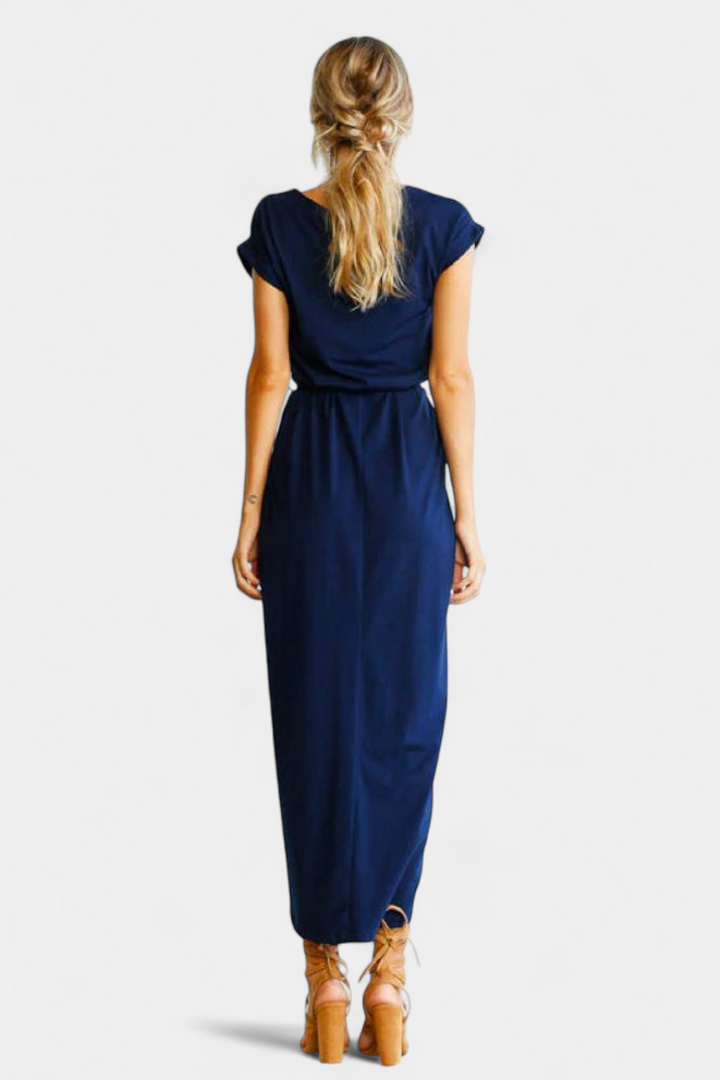 Clarissa - Midi kleit lõhiku jaotusega